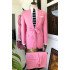 Steven Stylish Pink One Button Peaked Lapel Two Pieces Men Suit for Prom