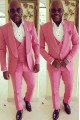 Ethan Pink Shawl Lapel Three Pieces Best Fitted Men Suit