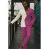 Logan White and Fuchsia Double Breasted Slim Men Suit for Prom
