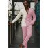 Mason White and Pink Double Breasted Slim Men Suit for Prom