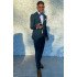Jacob Newest Dark Green Close Fitting Prom Suits for Boy