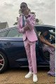 Daniel Trendy Pink Two Pieces Notched Lapel Bespoke Slim Prom Suits Daniel Trendy Pink Two Pieces Notched Lapel Bespoke Slim Prom Suits