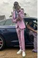 Daniel Trendy Pink Two Pieces Notched Lapel Bespoke Slim Prom Suits Daniel Trendy Pink Two Pieces Notched Lapel Bespoke Slim Prom Suits