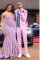 Daniel Trendy Pink Two Pieces Notched Lapel Bespoke Slim Prom Suits Daniel Trendy Pink Two Pieces Notched Lapel Bespoke Slim Prom Suits