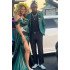 Anthony Dark Green Two Pieces Slim Fit Bespoke Prom Suits for Boy