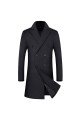 Abner Black Peaked Lapel Double Breasted New Arrival Winter Coat