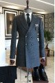 Alvin Stylish Dark Gray Double Breasted Winter Coat