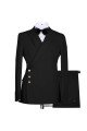 Michael Classic Black Peaked Lapel Bespoke Men Suits for Prom