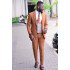 Caramel Best Fitted  Three-Pieces Bespoke Prom Suits for Men