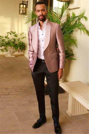 Light Pink Chic Best Fitted Casual Tuxedo for Prom Light Pink Chic Best Fitted Casual Tuxedo for Prom
