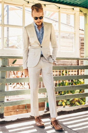 New Arrival Ivory Linen Men Suits for Wedding | 2 Piece Slim Groom Prom Suits New Arrival Ivory Linen Men Suits for Wedding | 2 Piece Slim Groom Prom Suits