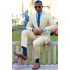 Champagne Best Fitted Prom Men Suits with One buttonss