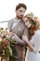 Khaki Linen Summer Beach Mens Classic Wedding TuxedAOS with Three-Pieces