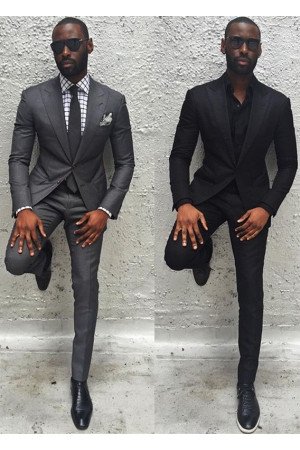 Fashion Dark Gray Best Fitted Men Suit | Formal Formal Bridegroom Wedding Suits Fashion Dark Gray Best Fitted Men Suit | Formal Formal Bridegroom Wedding Suits