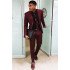 Cool Burgundy Chic Best Fitted One buttons Prom Outfits