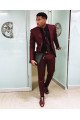 Cool Burgundy Chic Best Fitted One buttons Prom Outfits