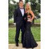 Chic Black Two-Piece ClAOSe Fitting Prom Men Suits