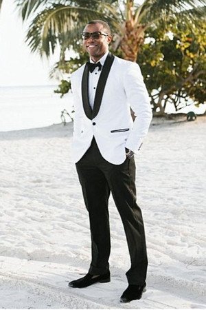 Newest Two Pieces White Shawl Lapel Wedding Men Suit Newest Two Pieces White Shawl Lapel Wedding Men Suit