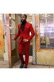 Latest Design Red Two Piece Best Fitted Prom Men Suit