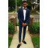 Navy Blue Bespoke Two Piece Men Suit for Prom