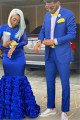 Simple Royal Blue Men Suit | Bespoke Notch Lapel Best Fitted Prom Outfits