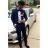 Dark Navy Best Fitted Wedding Groom Suit | Two Piece Men Suit for Prom