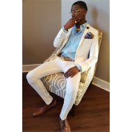 White Wedding Groom Suit | Two Piece Slim Men Suit White Wedding Groom Suit | Two Piece Slim Men Suit