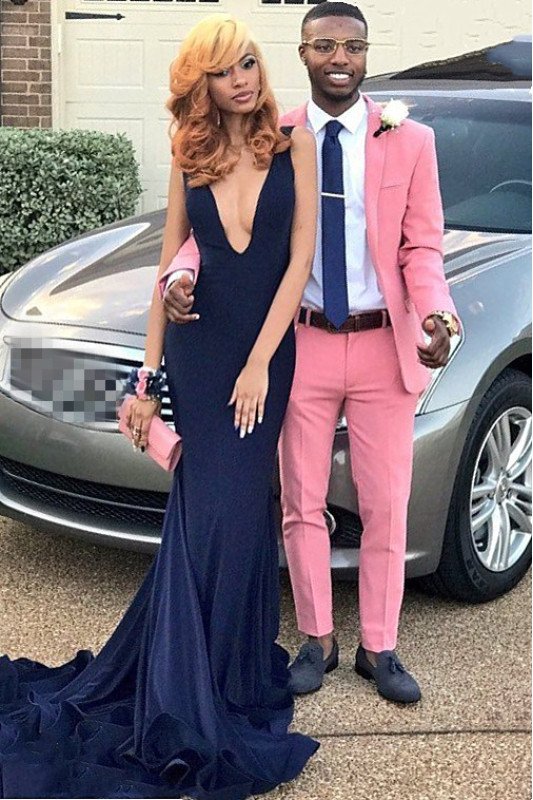 Candy Pink Shawl Lapel Boy Prom Suit | Bespoke Shawl Lapel 2 Piece Men Suit