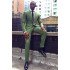 Green Best Fitted Bespoke Men Suit | Peaked Lapel Two Pieces Prom Outfits