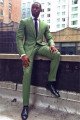 Green Best Fitted Bespoke Men Suit | Peaked Lapel Two Pieces Prom Outfits