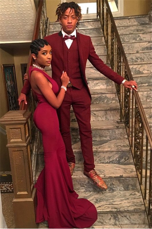 Cool Red Suit for Prom | Three Pieces Best Fitted Men Suit 