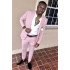 Fashion Pink Men Suit  | Two Pieces Bespoke Prom Suit 
