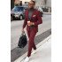 Burgundy Chic One buttons Men's Suit | Best Fitted Formal Business Suit