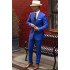 New Arrival Royal Blue Notched Lapel Best Suits for Men