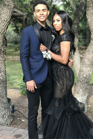 Jacob Navy Blue Two-Piece Best Fitted Prom Mens Suits with Black Silk Lapel Jacob Navy Blue Two-Piece Best Fitted Prom Mens Suits with Black Silk Lapel