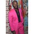 Fashion Fushcia One buttons Best Fitted Mens Suits for Prom with Shawl Lapel