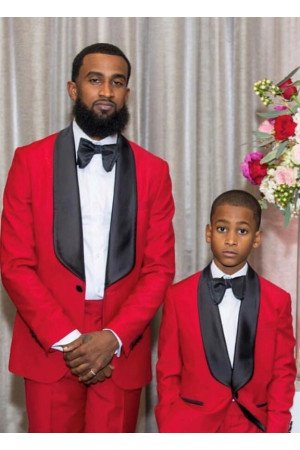 Newest Red One buttons Shawl Lapel Wedding Groom Mens Suit  Newest Red One buttons Shawl Lapel Wedding Groom Mens Suit