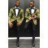 Fashion One buttons Best Fitted Prom Men Suit with Black Lapel