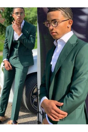 Angel Dark Green Three-Pieces Best Fitted Three-Pieces Men Suits Angel Dark Green Three-Pieces Best Fitted Three-Pieces Men Suits