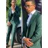 Angel Dark Green Three-Pieces Best Fitted Three-Pieces Men Suits