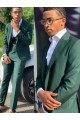 Angel Dark Green Three-Pieces Best Fitted Three-Pieces Men Suits