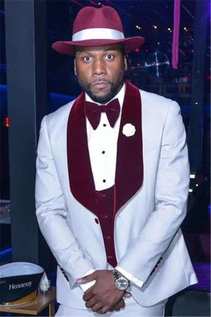 Eric Cream 3-Piece Shawl Lapel One buttonss Wedding Suits for Men Eric Cream 3-Piece Shawl Lapel One buttonss Wedding Suits for Men