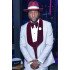 Eric Cream 3-Piece Shawl Lapel One buttonss Wedding Suits for Men