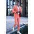Jeffrey Coral Fashion Notched Lapel Best Fitted Men Suits