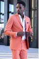 Jeffrey Coral Fashion Notched Lapel Best Fitted Men Suits