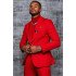 Stylish  Fashion Red Shawl Lapel One buttons Men Suits