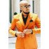 Noel Orange Peaked Lapel Best Fitted Fashion Prom Men Suits