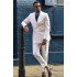 Newest  Ivory Peaked Lapel Double Breasted Fashion Men Suits