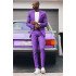 Chic Purple Bespoke Notched Lapel Prom Suits for Boy