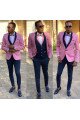 Willie Pink Shawl Lapel Three Pieces Best Fitted Men Suits